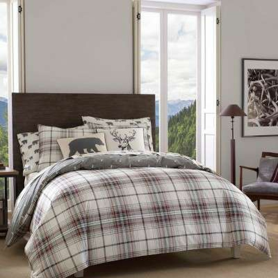 Bedding Collections * | Best Deal Mountain Plaid Bedding Collection Black Eddie Bauer