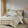 Comforter Bedding Sets * | Budget Ink+Ivy Cody 3 Piece Cotton Comforter Set Jla Home Gray/Yellow