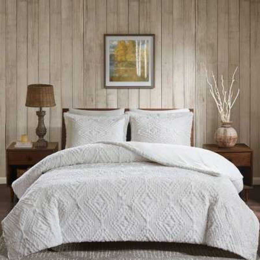 Coverlet Bedding Sets * | New Woolrich Teton Embroidered Plush Coverlet Set