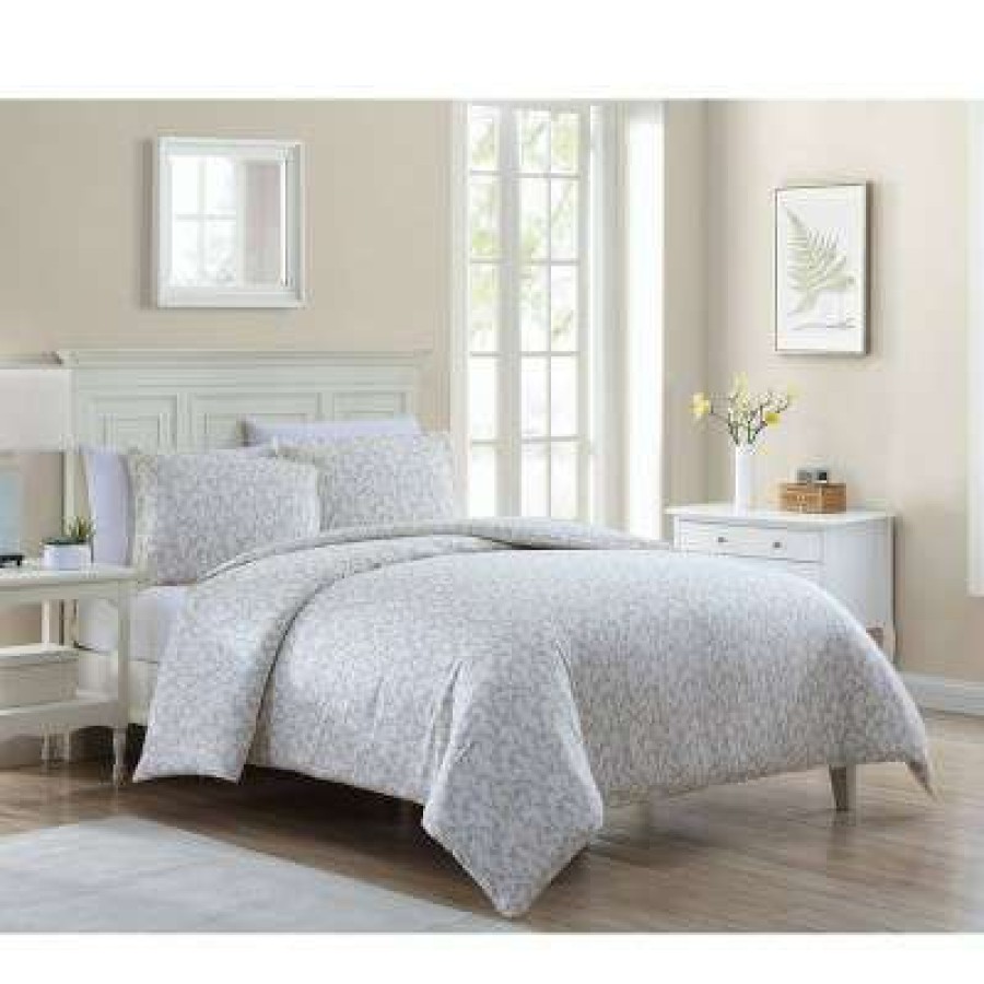 Duvet Cover Bedding Sets * | Hot Sale Victoria Duvet Cover Set Taupe Laura Ashley