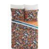 Quilt Bedding Sets * | Budget Peacock Garden Quilt & Sham Set Blue/Orange Dena Home