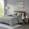 Duvet Cover Bedding Sets * | Flash Sale Madison Park 3Pc Lucina Cotton Waffle Weave Duvet Cover Set