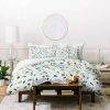 Duvet Cover Bedding Sets * | Best Sale Holli Zollinger Terrazzo Duvet Cover & Sham Set Deny Designs Green