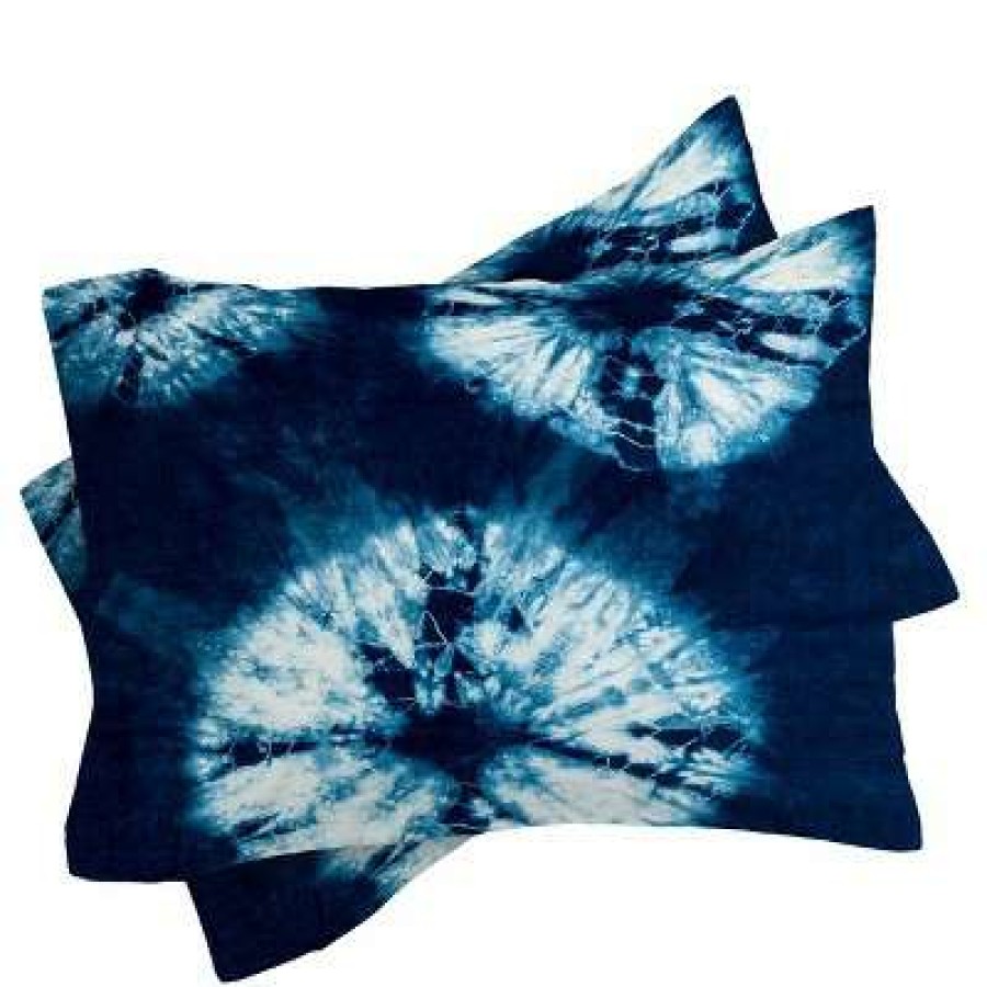 Comforter Bedding Sets * | Coupon Nicole Van Ekeren Indigo Tie Dye Comforter Set Deny Designs Blue