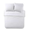 Comforter Bedding Sets * | Discount Cotton Lyocell Pleated Comforter Set Avery Homegrown White