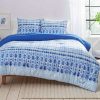 Duvet Cover Bedding Sets * | Best Sale Twin Extra Long Sadie Duvet Cover & Sham Set Blue Ivory Ella