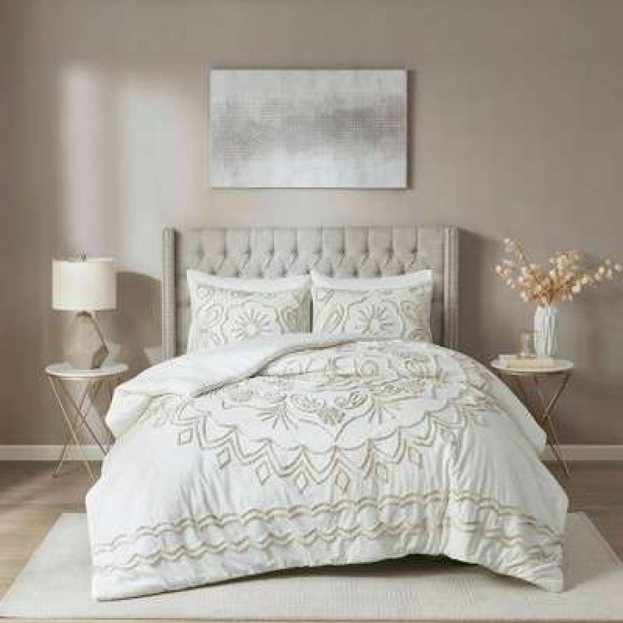 Bedding Collections * | Budget Madison Park Valeria Tufted Cotton Chenille Bedding Collection