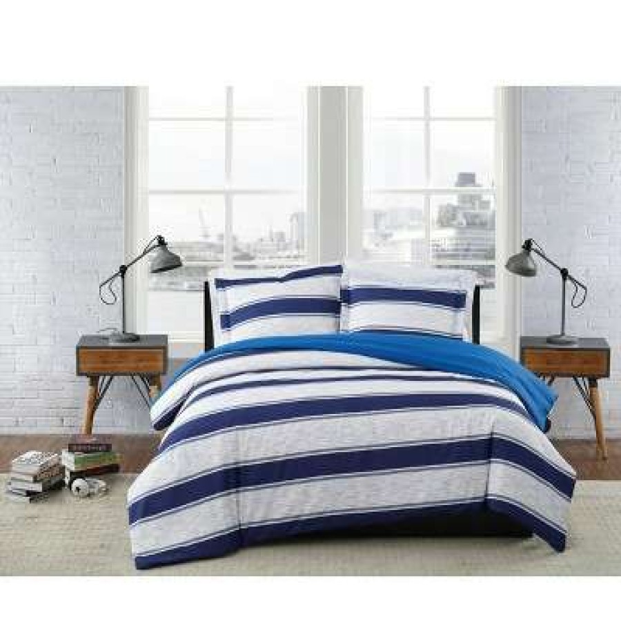 Bedding Collections * | Discount London Fog Watkins Stripe Bedding Collection