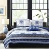 Quilt Bedding Sets * | Brand New Intelligent Design Blue Taylor Quilted Coverlet Set