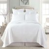 Quilt Bedding Sets * | Best Pirce Cross Stitch White Solid Quilt Set Levtex Home