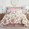 Comforter Bedding Sets * | Hot Sale Forever Peony Comforter Set Berry Waverly