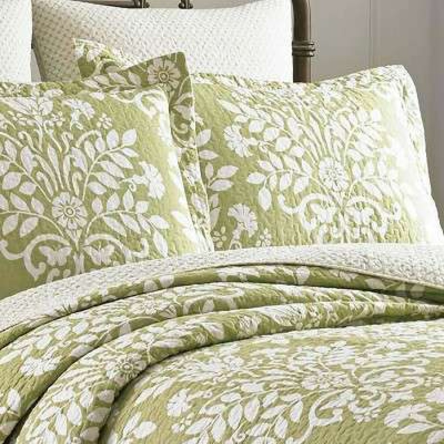 Quilt Bedding Sets * | Brand New Rowland Reversible Quilt Set Gray Laura Ashley