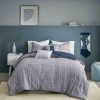 Comforter Bedding Sets * | Cheap Urban Habitat Bryce 5Pc Cotton Rich Chambray Comforter Set Indigo