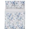 Quilt Bedding Sets * | Cheap Kasumi Floral Quilt Set Blue/White Cannon