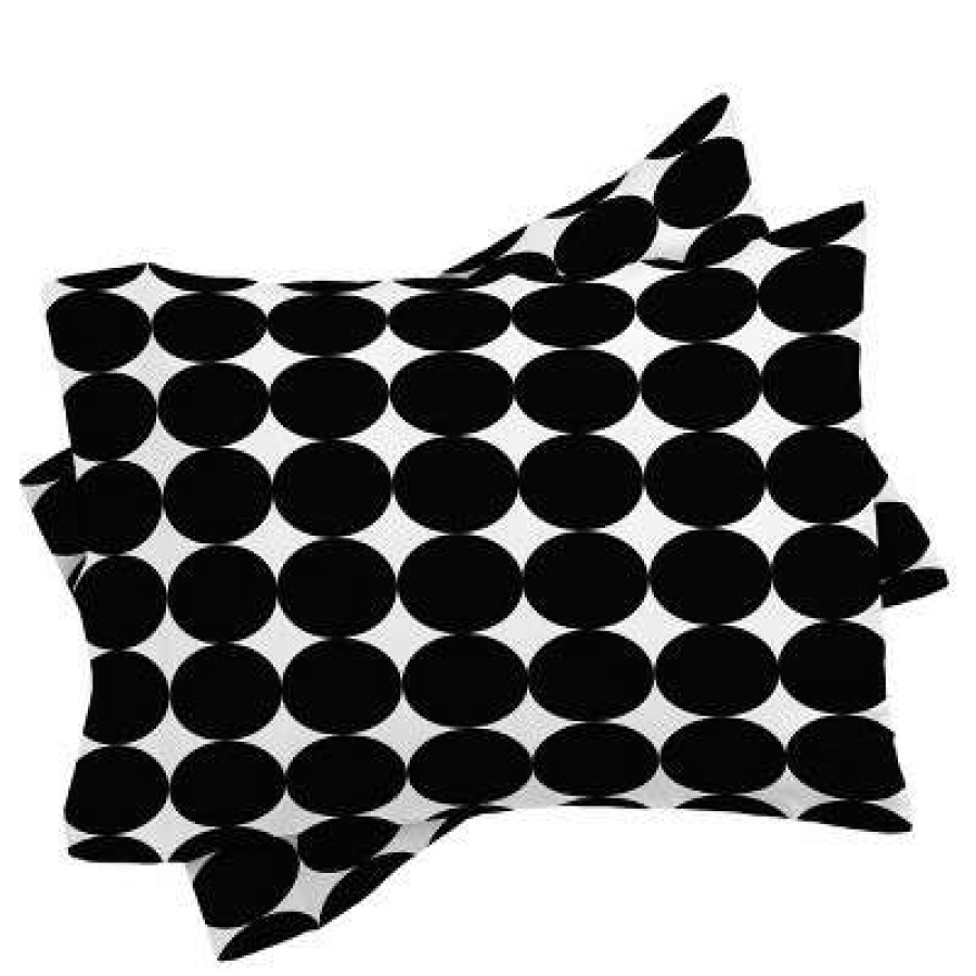 Comforter Bedding Sets * | Buy Natalie Baca Mod Polka Dot Comforter Set Deny Designs Black/White