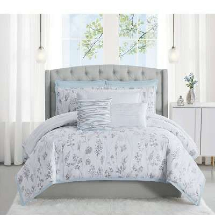 Bedding Collections * | Brand New Charisma Fairfield Collection White/Gray