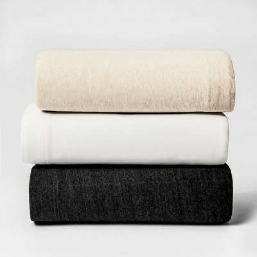 Bedding Collections * | Outlet Cozy Brushed Jersey Sheet Set Collection Threshold