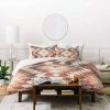 Duvet Cover Bedding Sets * | Best Deal Holli Zollinger Native Diamond Duvet Set Deny Designs Orange