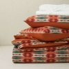 Comforter Bedding Sets * | Wholesale Opalhouse Designed With Jungalow Santa Rosa Bed In A Bag Comforter & Sheets Set Terracotta Ikat Print Opalhouse Designed With Jungalow Copper