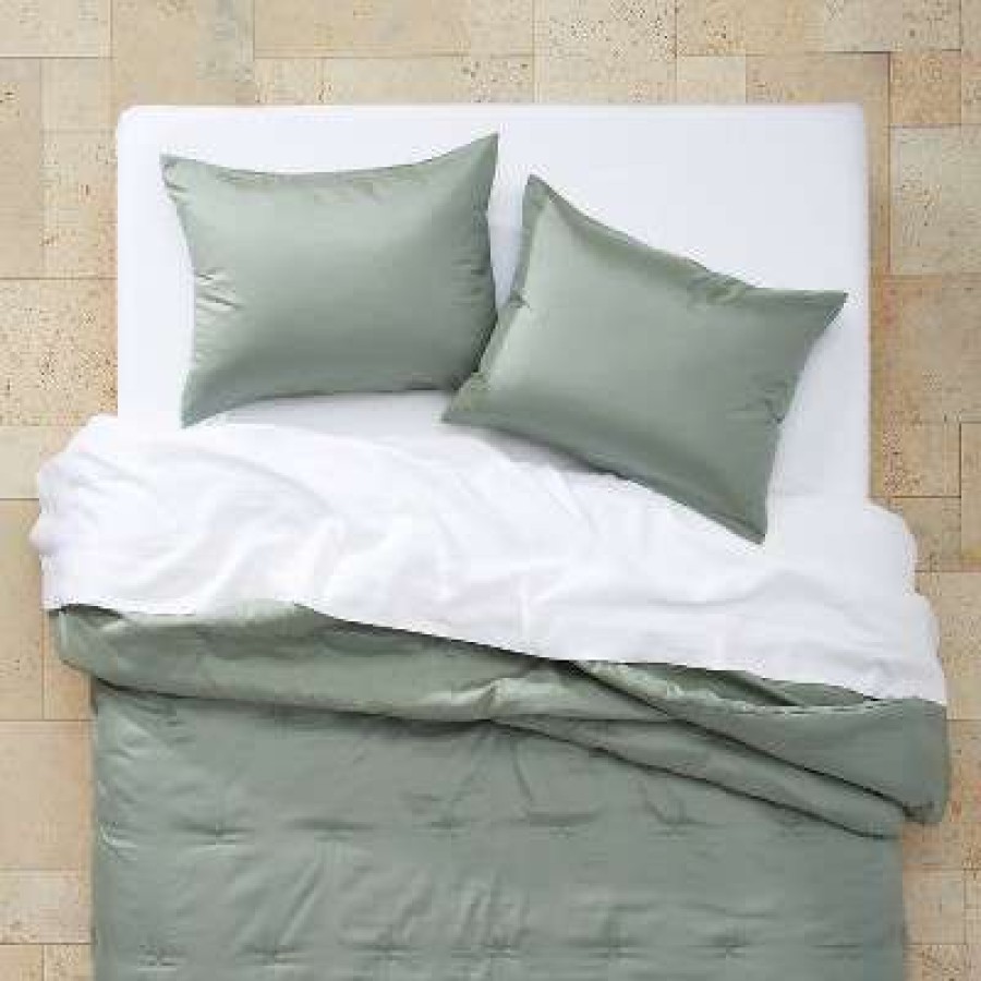 Comforter Bedding Sets * | Top 10 Lyocell Cotton Blend Comforter & Sham Set Casaluna