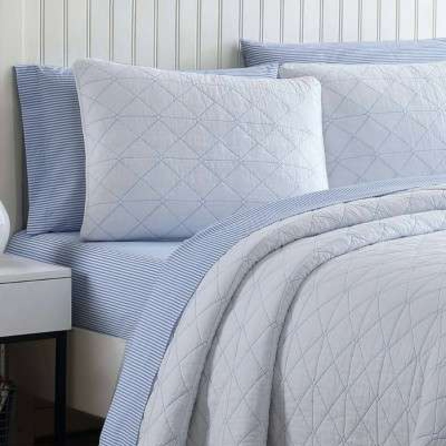 Quilt Bedding Sets * | Cheap Kelsey Quilt & Sham Set Poppy & Fritz White