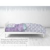 Comforter Bedding Sets * | Discount Bacati Paisley Isabella Purple Lilac Aqua 4 Pc Toddler Bedding Set