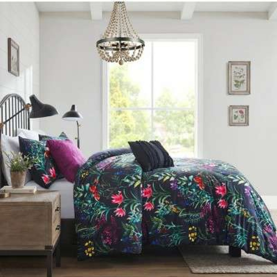 Comforter Bedding Sets * | Wholesale Madison Park Julien Comforter Set Black