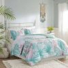 Duvet Cover Bedding Sets * | Brand New Madison Park Mystic Cotton Printed Duvet Cover Set Aqua