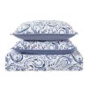 Quilt Bedding Sets * | Best Reviews Of Indienne Paisley Quilt Set Navy/White Oceanfront Resort