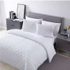 Quilt Bedding Sets * | Hot Sale The Nesting Company Larch Collection 3 Piece Hotel Quality Luxuriously Soft & Lightweight Quilted Bedding Set With 2 Pillow Shams