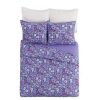 Quilt Bedding Sets * | New Enchanted Garden Quilt Set Vera Bradley Purple