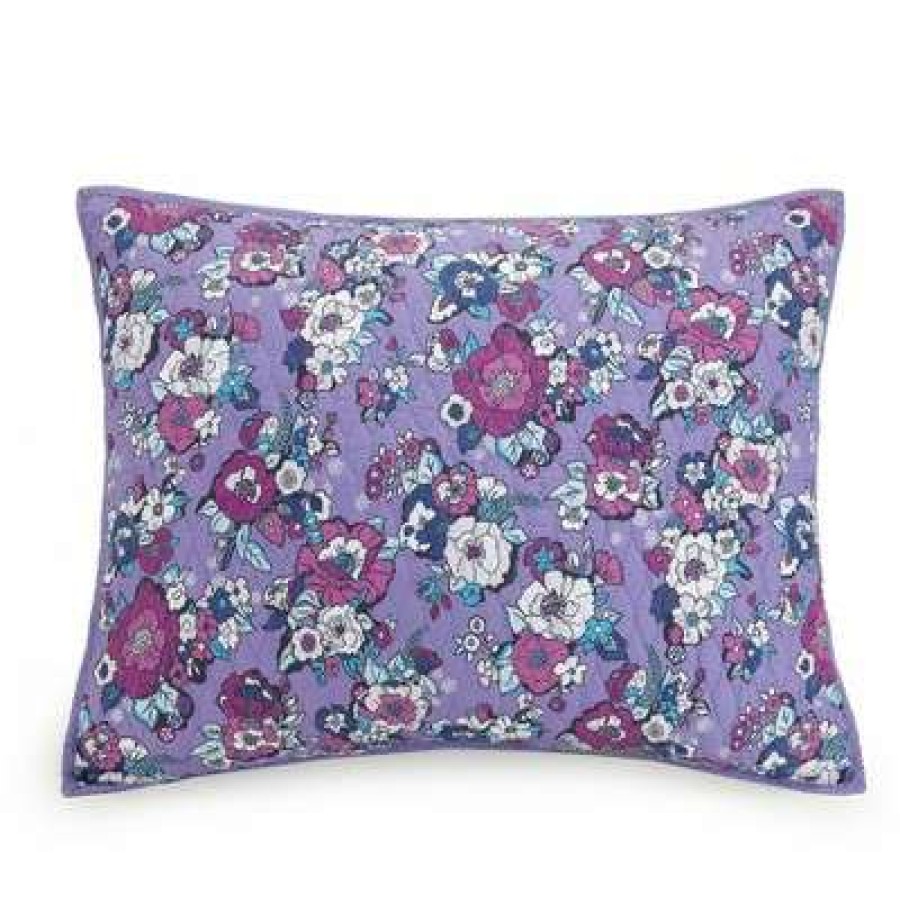 Quilt Bedding Sets * | New Enchanted Garden Quilt Set Vera Bradley Purple