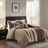 Comforter Bedding Sets * | Buy Madison Park Eveline 7Pc Faux Suede Comforter Set