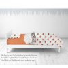 Comforter Bedding Sets * | Discount Bacati Playful Fox Orange Gray 4 Pc Toddler Bedding Set