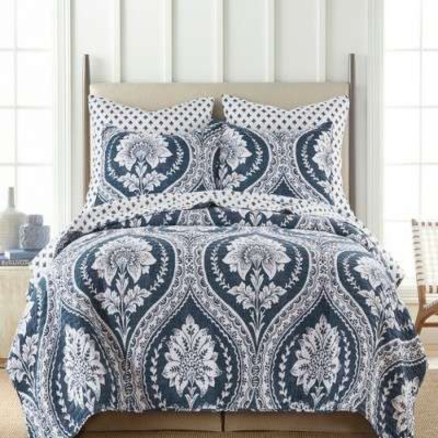 Quilt Bedding Sets * | Best Reviews Of Abelia Floral Quilt Set Levtex Home