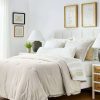 Comforter Bedding Sets * | Flash Sale Threshold Designed W/Studio Mcgee Raw Edge Hemstitch Cotton Slub Comforter & Sham Set Threshold Designed With Studio Mcgee