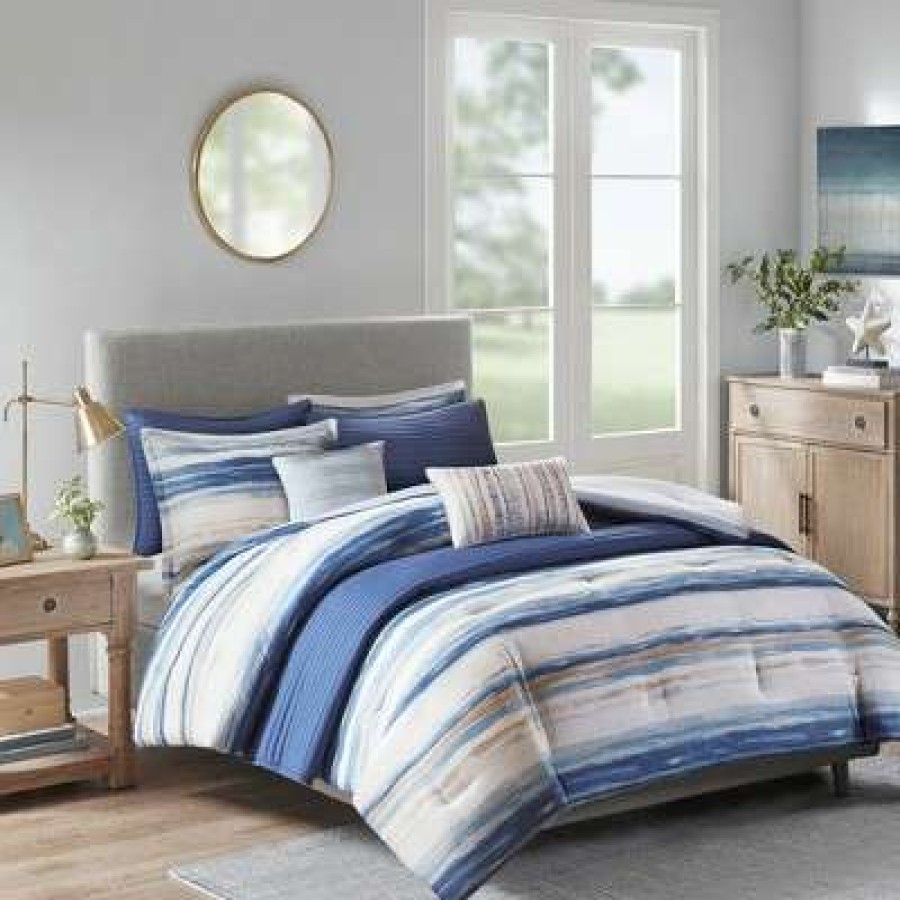 Comforter Bedding Sets * | Best Pirce Madison Park Fairbanks Comforter And Coverlet Set