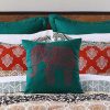 Comforter Bedding Sets * | Budget Lush Decor Bohemian Stripe Reversible Comforter Set Turquoise/Orange Lush Decor