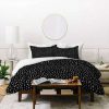 Duvet Cover Bedding Sets * | Cheapest Iveta Abolina Amara Duvet Set Deny Designs Black