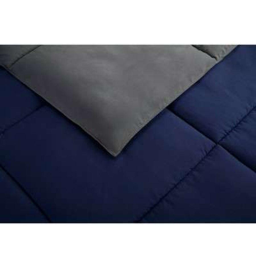 Comforter Bedding Sets * | Budget Simply Clean Reversible Bed In A Bag Serta