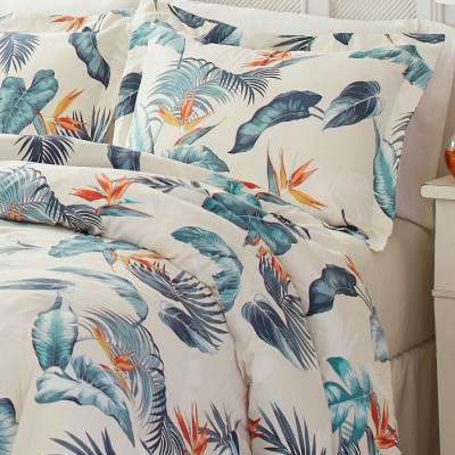 Comforter Bedding Sets * | Wholesale Birdseye View Comforter Set Tommy Bahama Blue