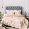 Comforter Bedding Sets * | Brand New Jacqueline Maldonado Dye Drops Flamingo Comforter Set Pink Deny Designs