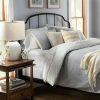 Comforter Bedding Sets * | Cheap Hearth & Hand With Magnolia Microstripe Comforter & Sham Set Hearth & Hand With Magnolia