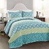 Quilt Bedding Sets * | Cheap Lush Decor Bohemian Stripe 3 Piece Quilt Set Lush Decor