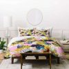 Duvet Cover Bedding Sets * | Flash Sale Marta Barragan Camarasa Abstract Brushstrokes Duvet Set Deny Designs Pink