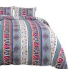 Duvet Cover Bedding Sets * | Best Pirce 3 Pcs Microfiber Fabric Bohemian Theme Washable Duvet Cover Bedding Sets Piccocasa Multicolored