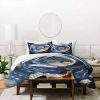 Duvet Cover Bedding Sets * | Best Pirce Laura Fedorowicz Said Softly Duvet Set Deny Designs Blue