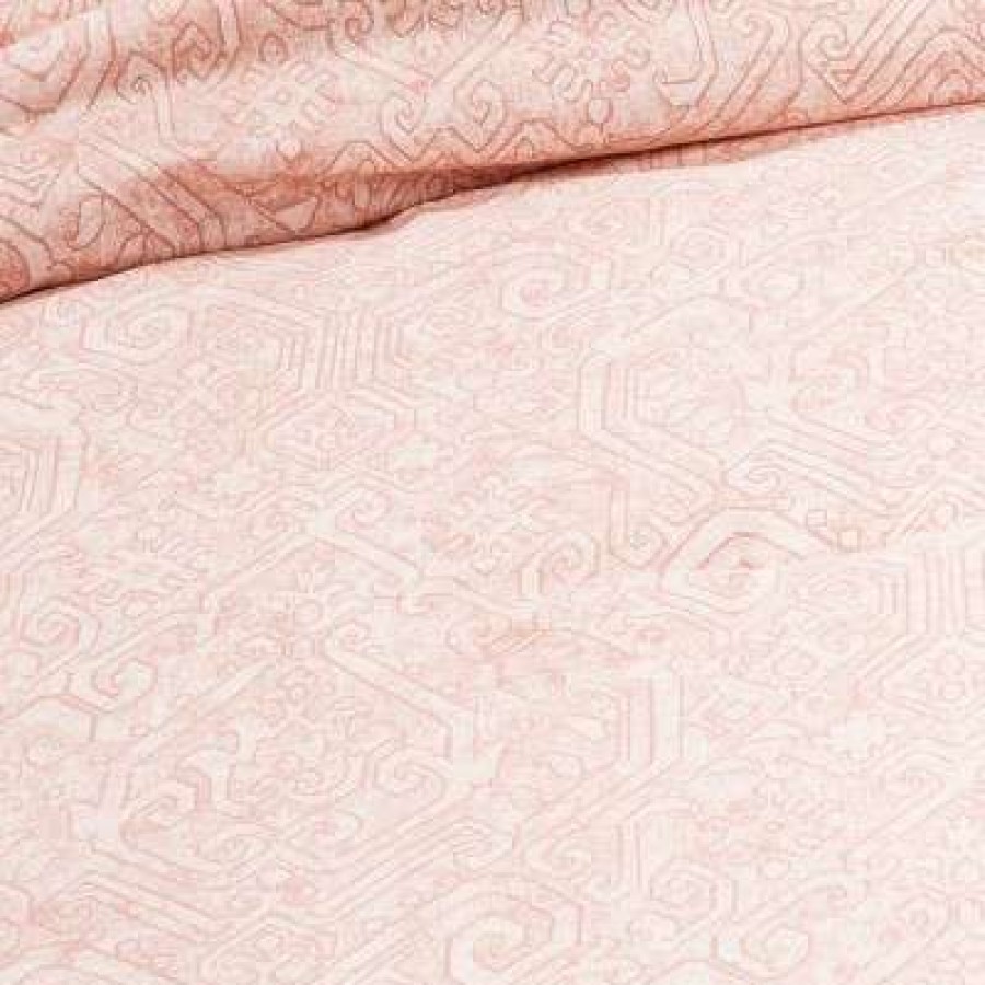 Comforter Bedding Sets * | Best Pirce King Family Friendly Medallion Comforter & Sham Set Pink Threshold