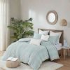 Duvet Cover Bedding Sets * | Hot Sale Ink+Ivy Kara Cotton Jacquard Duvet Cover Mini Set