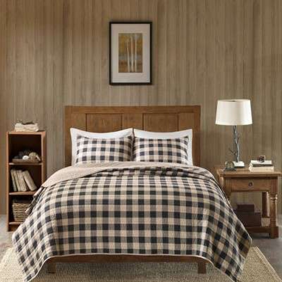 Quilt Bedding Sets * | New Woolrich Buffalo Check Oversized Quilt Mini Set